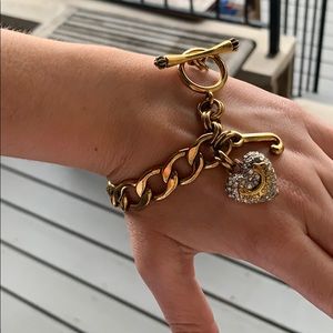 Juicy Couture Gold Charm Bracelet